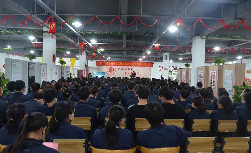 公司舉行技能比武大賽暨師帶徒總結大會(圖1) 公司舉行技能比武大賽暨師帶徒總結大會(圖1)